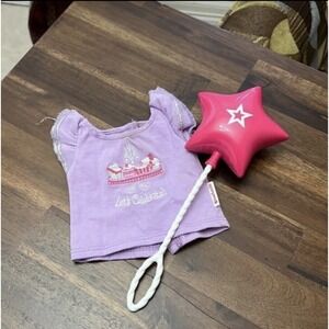 American Girl Doll "Let's Celebrate" birthday Lot Shirt And Balloon